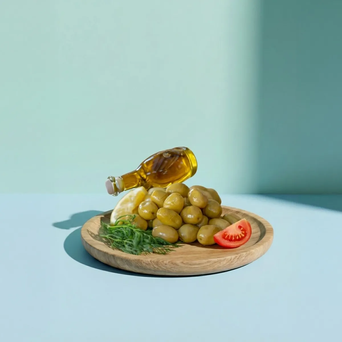 Krossade Gröna Oliver (1 KG)